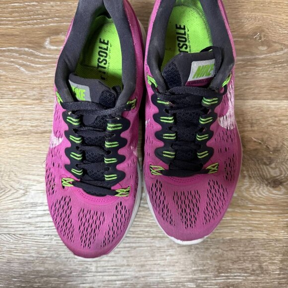 COPY - Nike Lunarglide 5 Athletic Running Shoe Pink/White Women's Size 6.5 - Picture 2 of 6